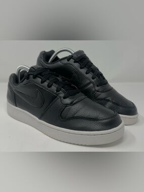 Nike Ebernon Women’s Black White Low-Top Sneakers Athletic Basketball School